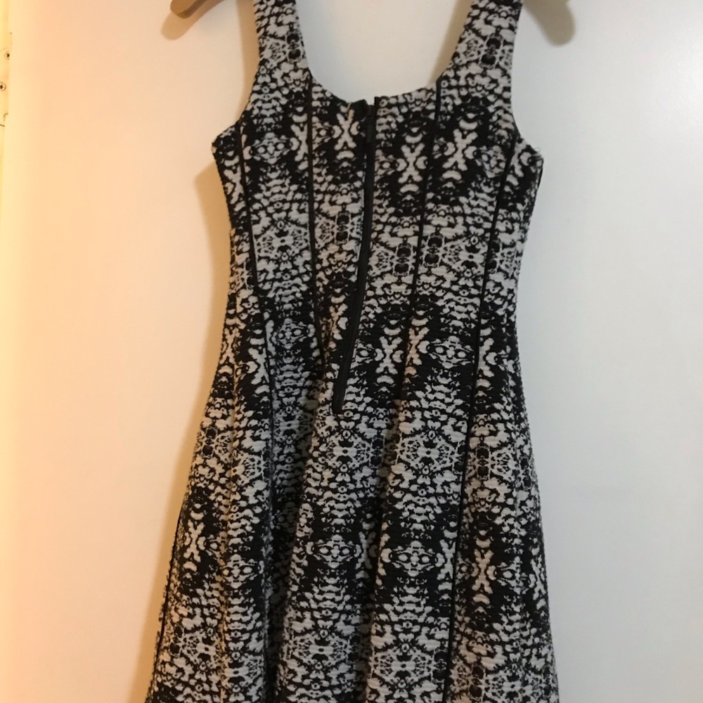 Black and white dress